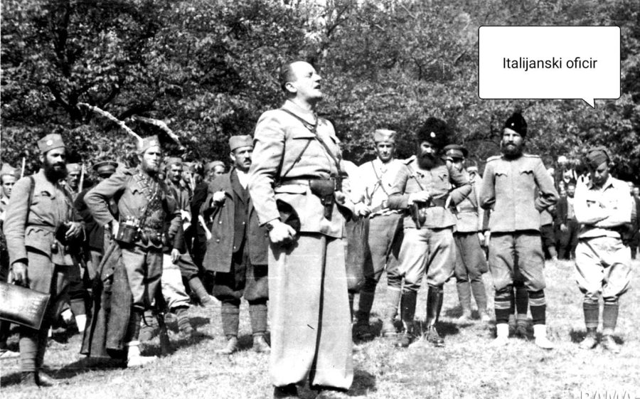 drežnica četnici i italijani