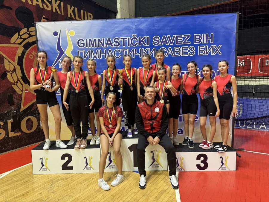 Gimnastičarke mostarskog Libertasa