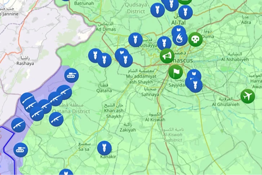 Mapa syria.liveuam