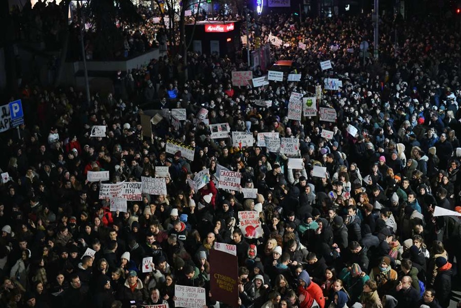 protesti srbija studenti