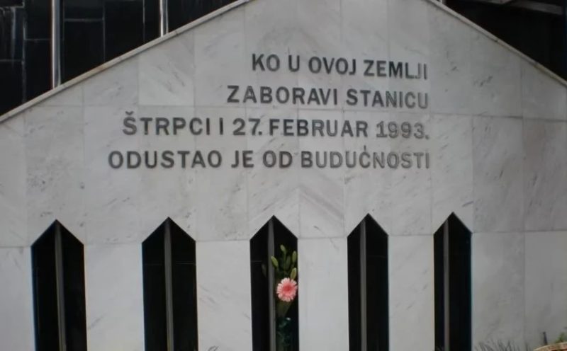 Foto RSE Spomen obilježje žrtvama zločina u Štrpcima