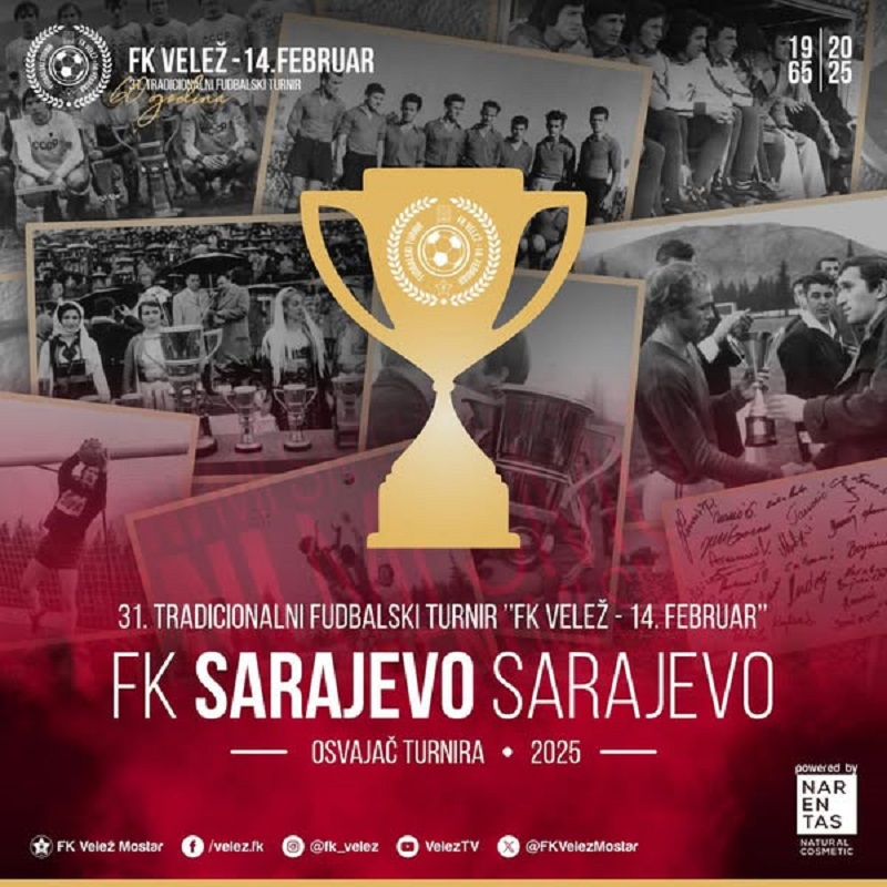 februarski turnir šampion fk sarajevo