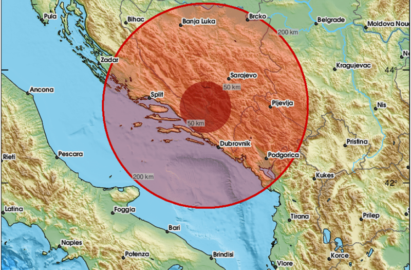 zemljotres hercegovina