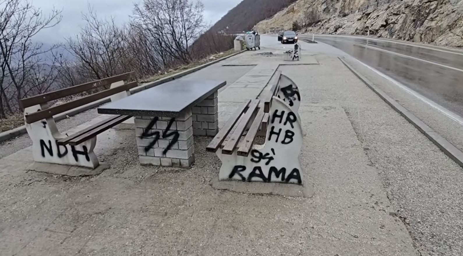 Prozor, u blizini spomenika na Makljenu