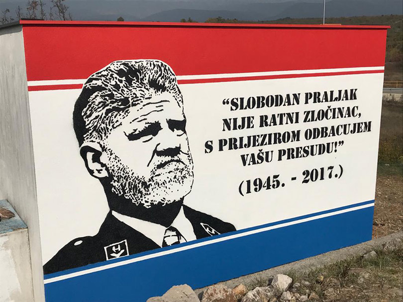 slobodan-praljak-mural turcinovici Siroki Brijeg