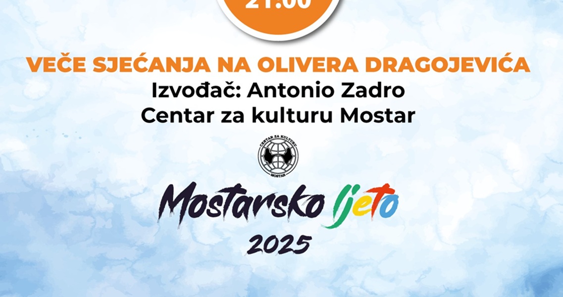 veče sjećanja na olivera dragojevića