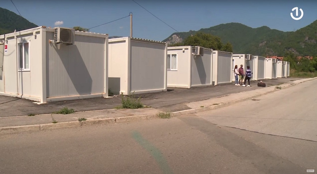 Kontejnersko naselje Donja Jablanica foto Screenshot