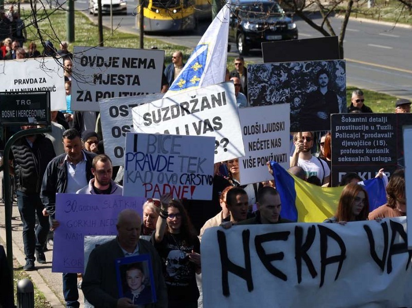 studenti protest
